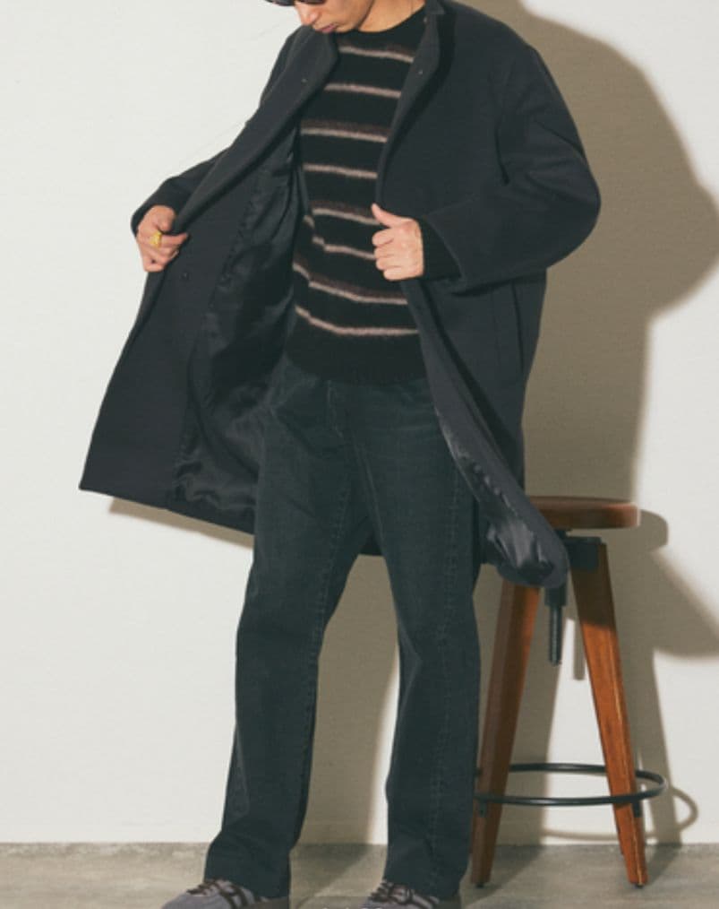 24aw　JOURNALSTANDARD 140S　カシミヤ混　 オーバーコート