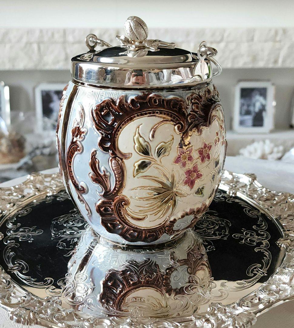 ビスケットバレル ② ビスケットボックス アンティーク