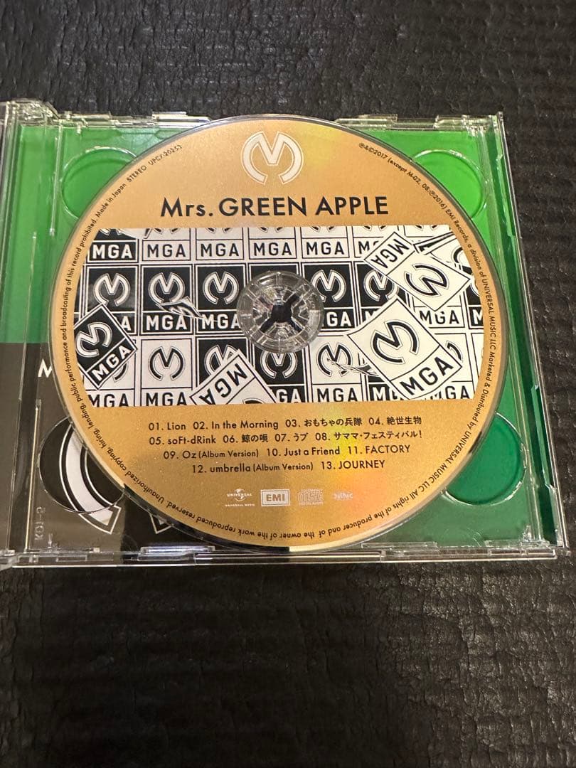 Mrs. GREEN APPLEアルバム 初回限定盤 CD+DVD