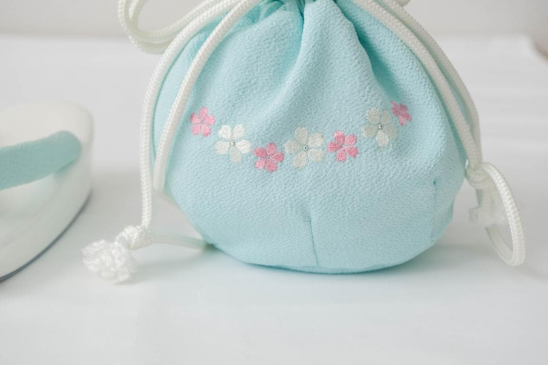 3歳　七五三　花柄 着物　乙葉