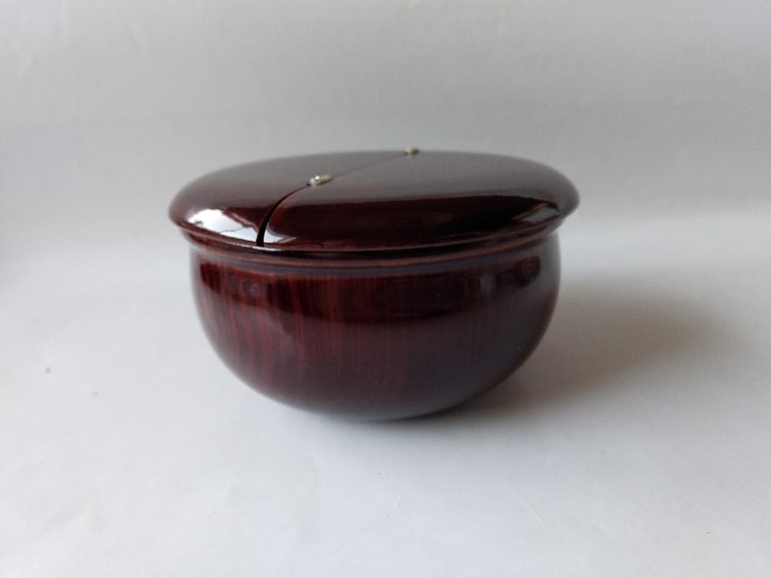 老松茶入 中村宗悦 作 仕覆 珠光緞子 共箱 抹茶 茶道具 棗 新品 未使用品