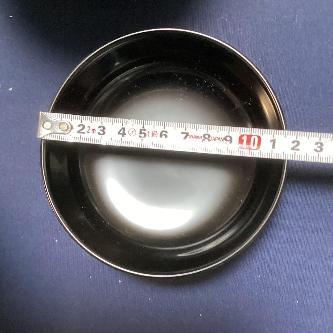 木製金蒔絵笹絵椀　　9客　　　新品未使用　　山中塗