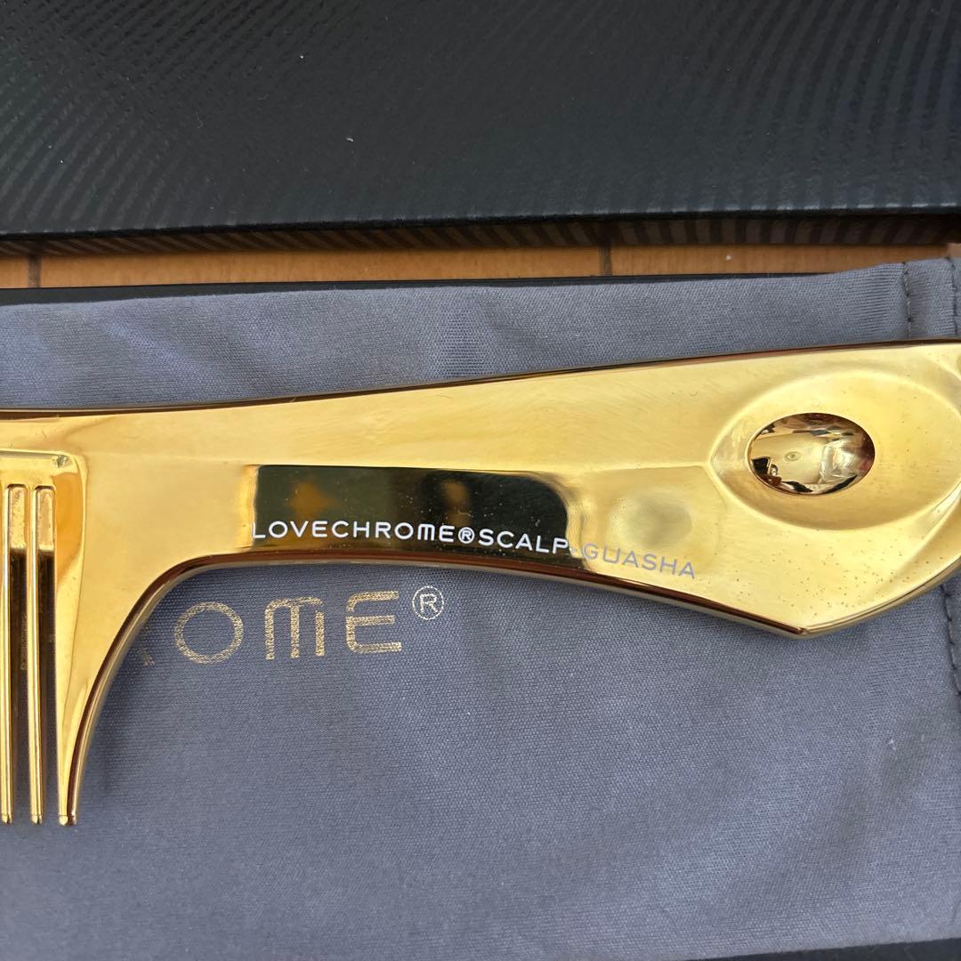 ヘアブラシ・コーム LOVECHROME K24GP SCALP-GUASHA GOLD