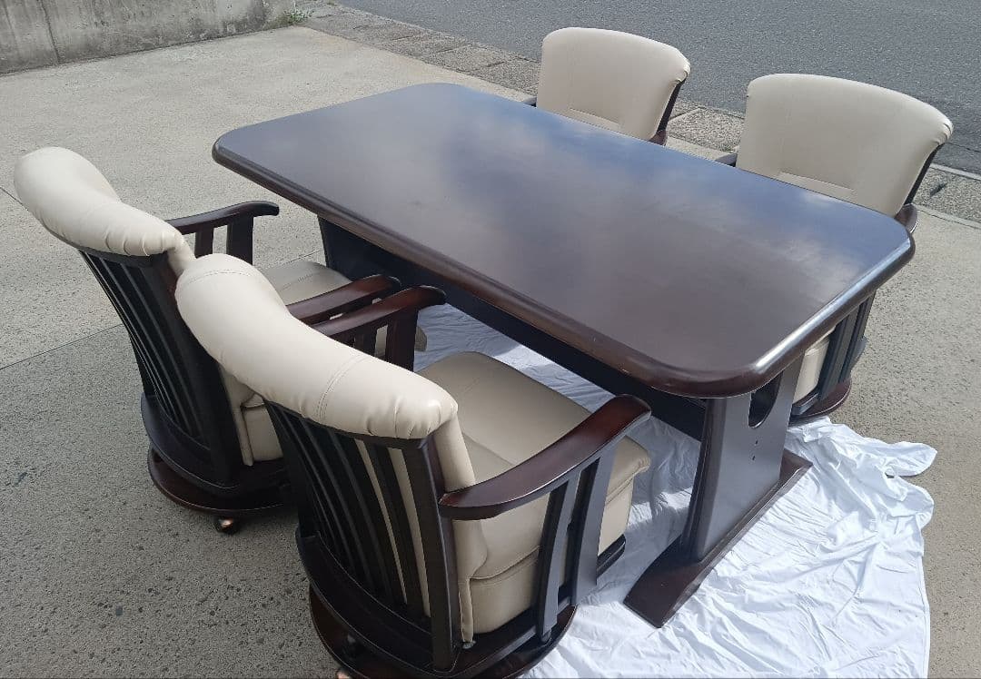 みーさん専用！美品 高級ダイニングテーブルセット 椅子4脚付