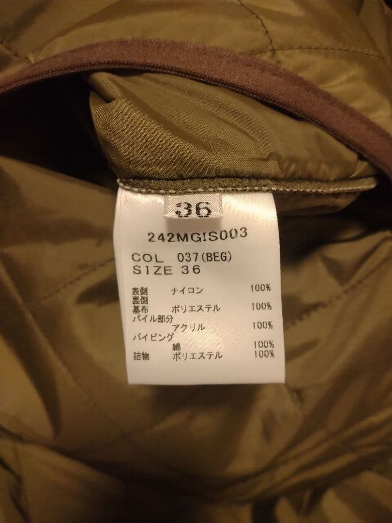 【別注】〈Barbour〉キルティング×フェイクファー リバーシブルベスト