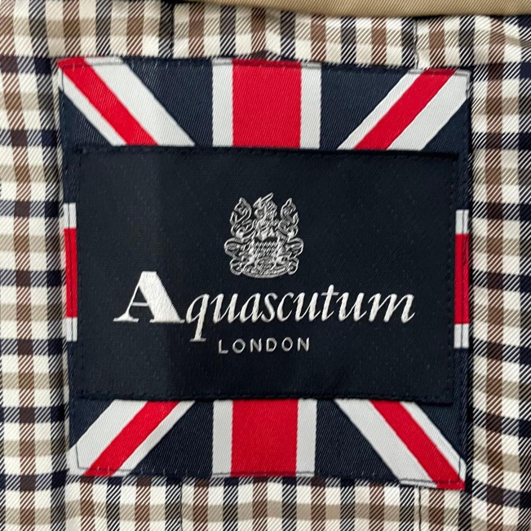 【極美品】Aquascutumライナー付トレンチコート M相当　中綿　柔らか素材