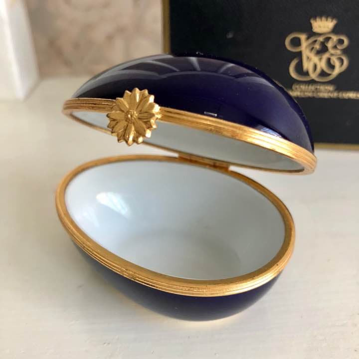 [VENICE SINPLON-ORIENT-EXPRESS] 陶器 小物入れ