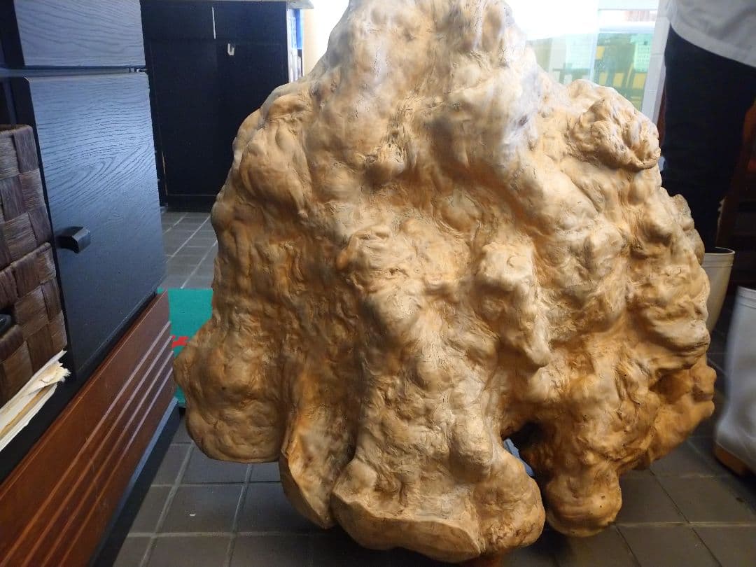 木の根っ子の切り株の置物、