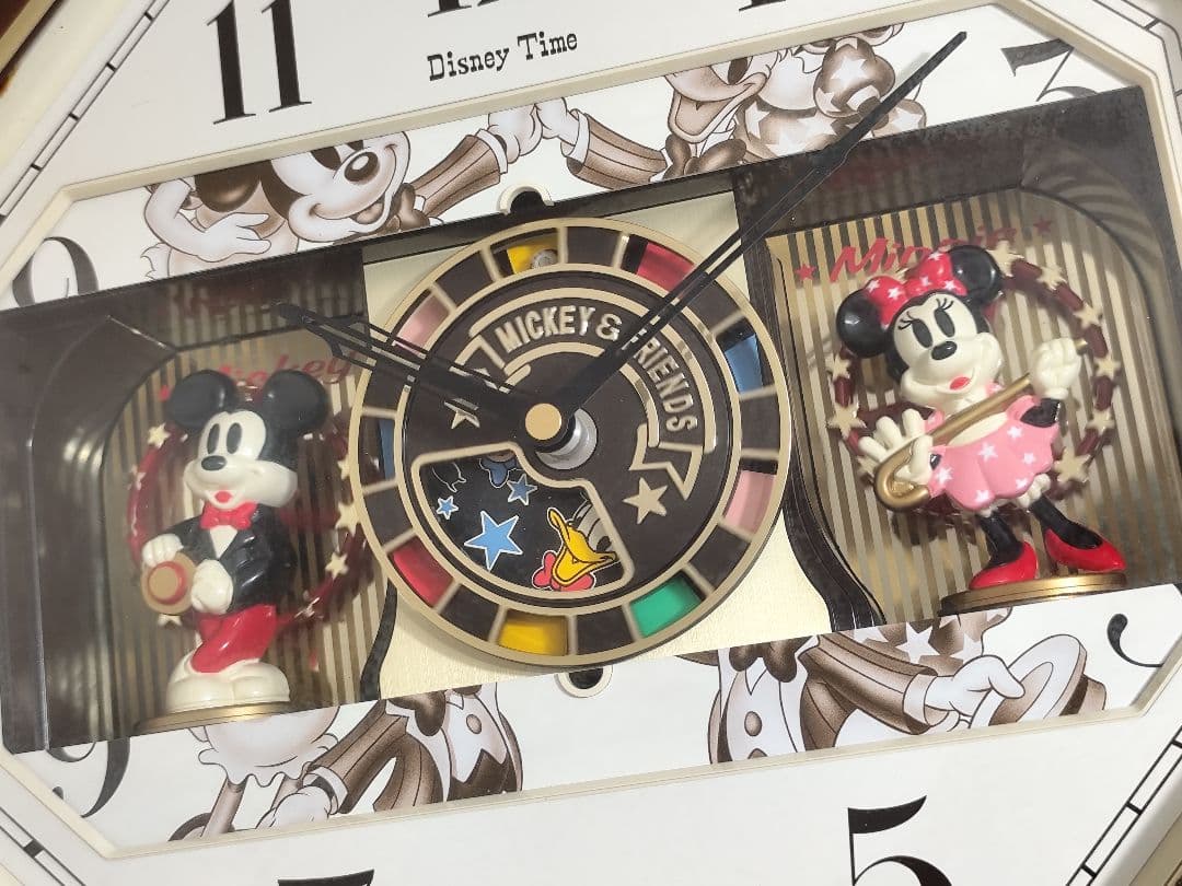ディズニー ミッキー からくり時計 FW523B 動作確認済み レア SEIKO