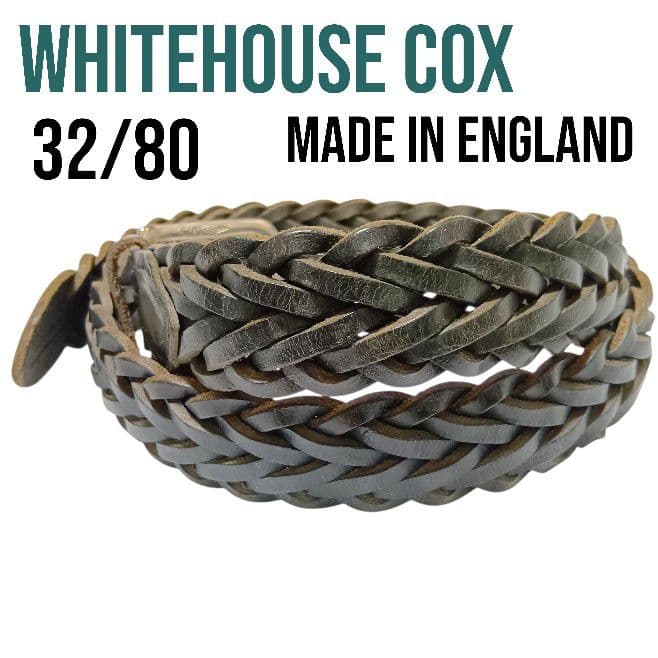 ホワイトハウスコックス メッシュベルト グリーン 32/80 32mm