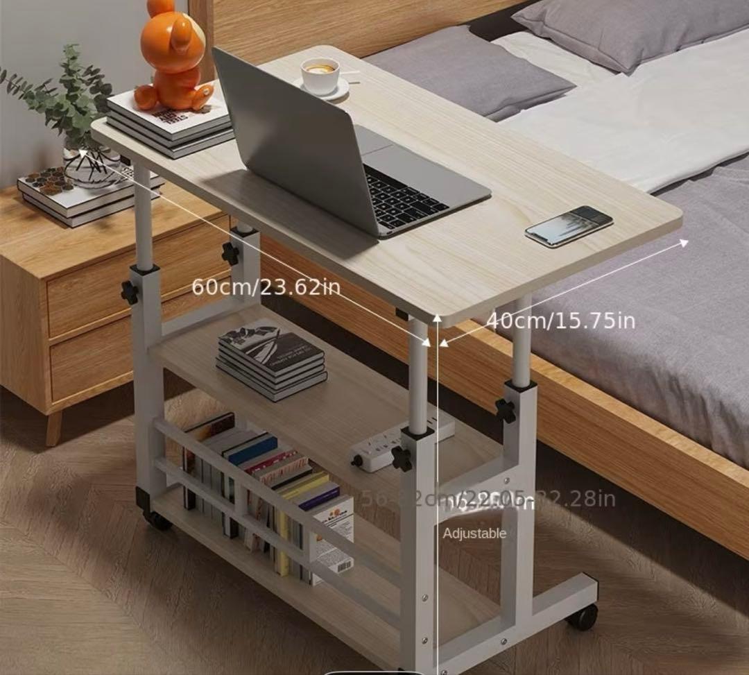 調節可能なベッドテーブルまたは通常のテーブル.