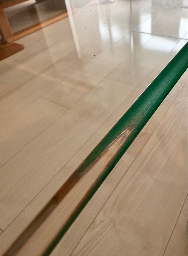 【お引き取り限定】透明ガラス サイドテーブル