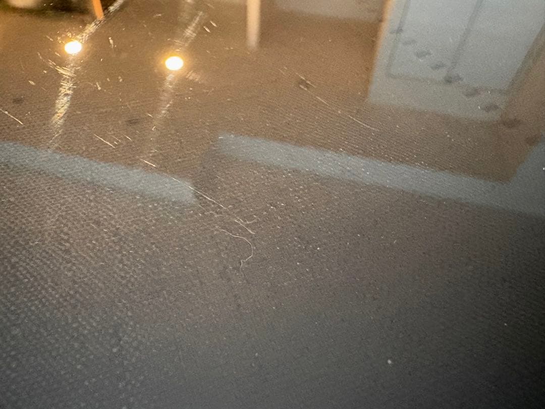 【お引き取り限定】透明ガラス サイドテーブル