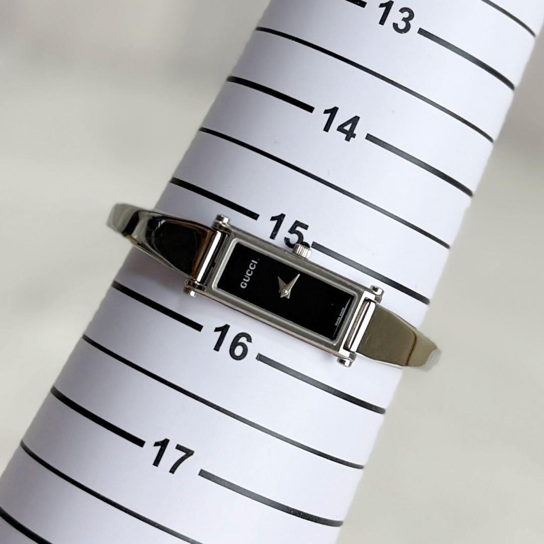 人気♡保存箱付♡GUCCI グッチ ロゴ バングルウォッチ レディース 腕時計
