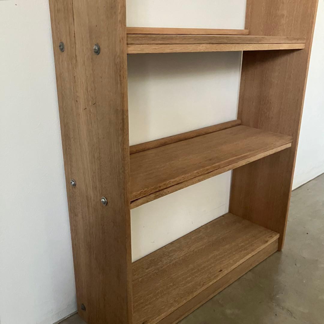 レトロ　アンティーク　古家具　古道具　剥離家具　ストリップド　本棚　シェルフ