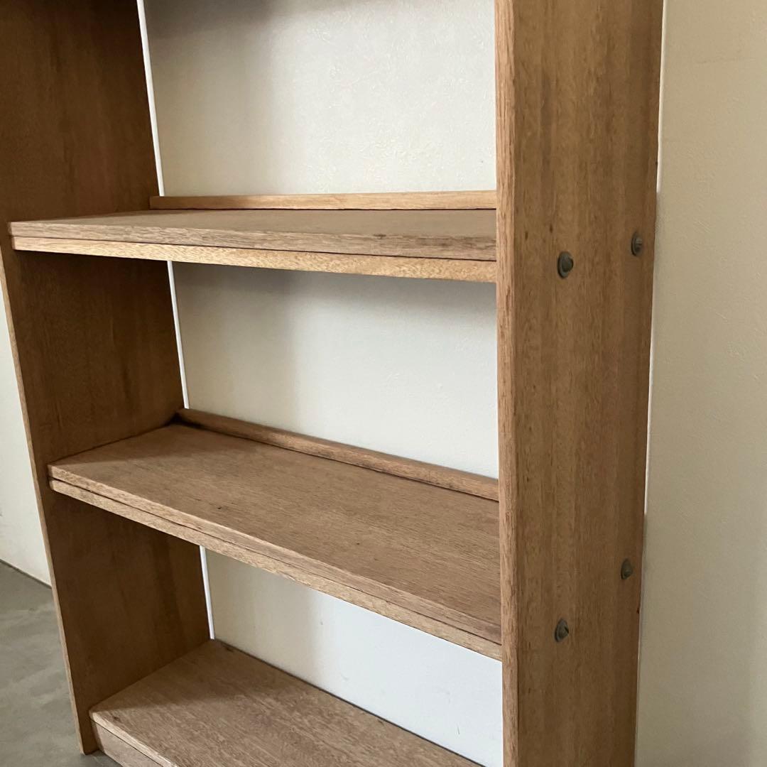 レトロ　アンティーク　古家具　古道具　剥離家具　ストリップド　本棚　シェルフ