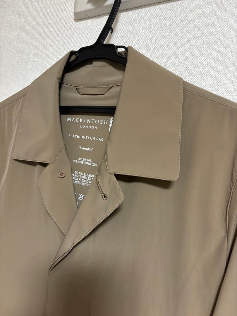 MACKINTOSH FEATHER-TECH PAC ベージュ レインコート