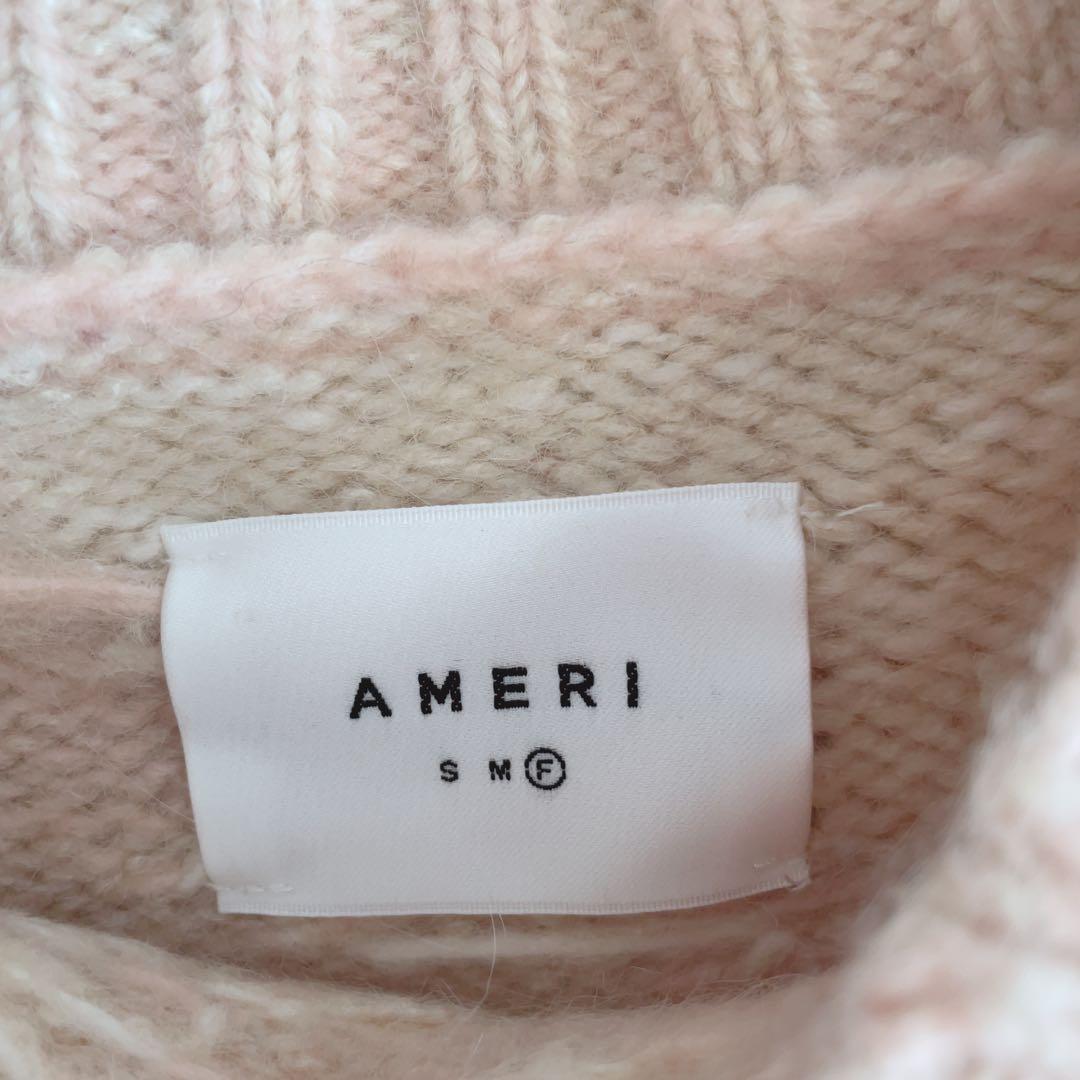 トップス AMERI ANDREA ABSTRACT PAINT KNIT