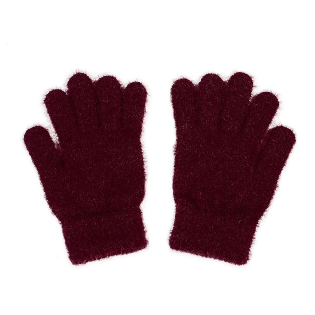 小物 SOL FUC Hairy Gloves Red