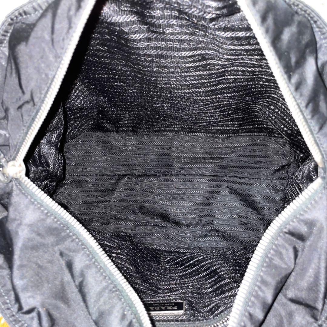 【良品】PRADA プラダ　ビジネスバッグ　トート　ナイロン　レザー　ブラック