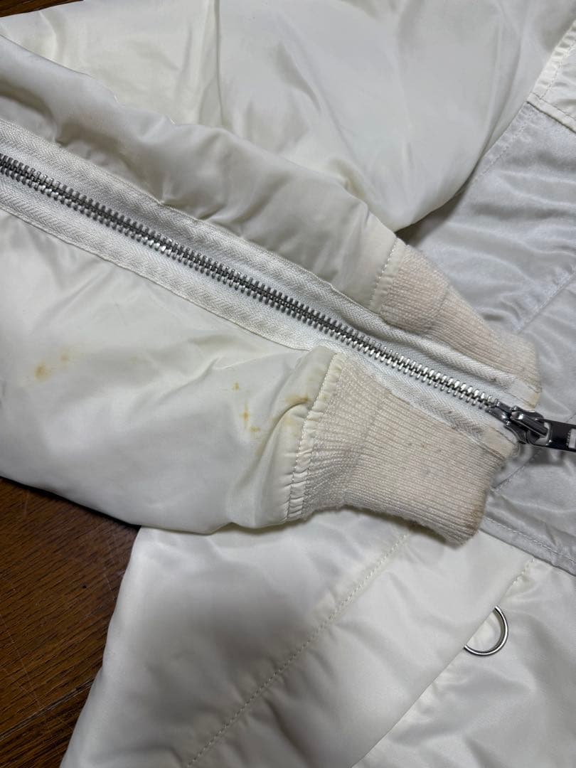 値下げ DIESEL フライトジャケット　ＸＬ　オフホワイト系