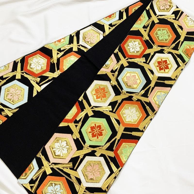 0ag52■逸品！川島織物 七五三 七歳 祝着 全通袋帯■美品