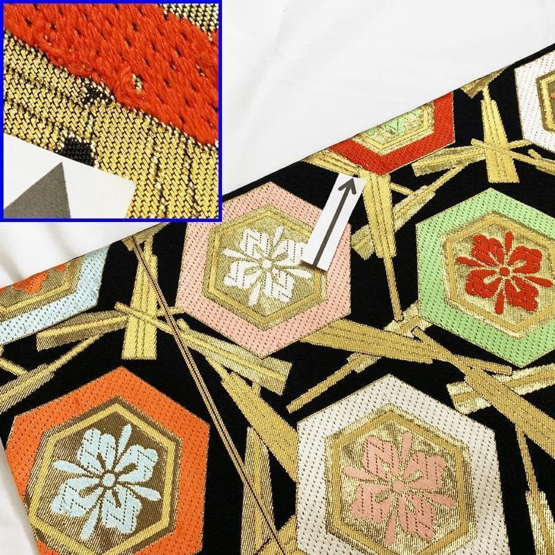 0ag52■逸品！川島織物 七五三 七歳 祝着 全通袋帯■美品