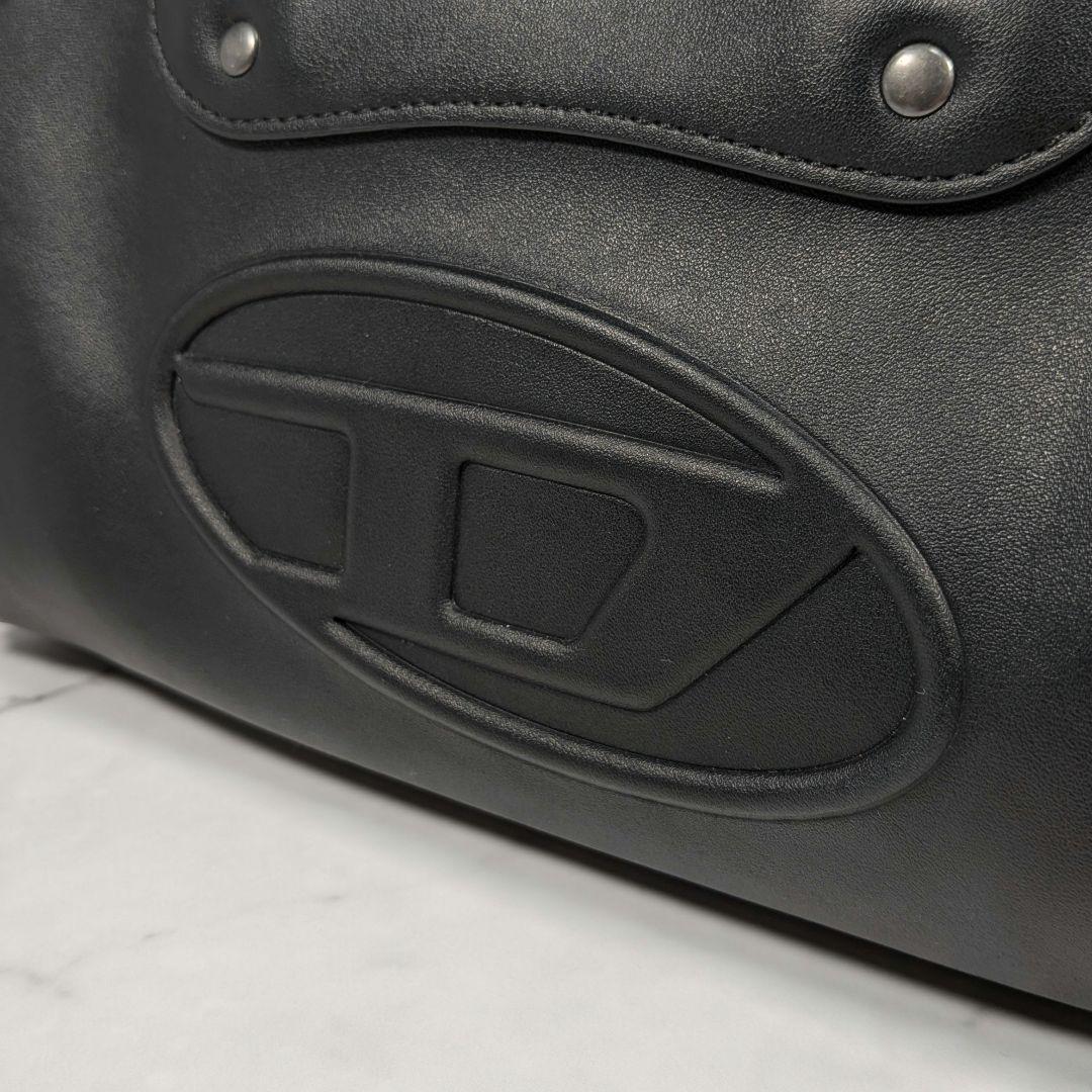 DIESEL ディーゼル『MERI S』エンボスロゴミニボストン2WAY 黒