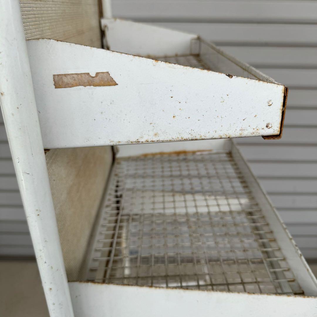 昭和　レトロ　薬局　バンドエイド　陳列棚　鉄　ビンテージ　絆創膏　ディスプレイ