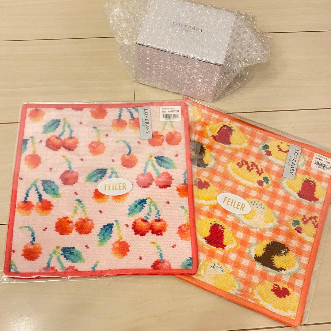 FEILER フェイラー　オムライス　ドットチェリー　ノベルティコップセット