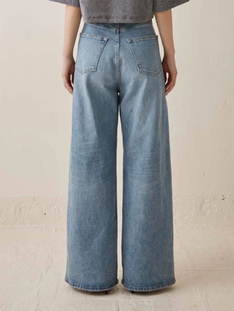 THE NEWHOUSE TNH MILTON JEAN ブルー　ワイド　25
