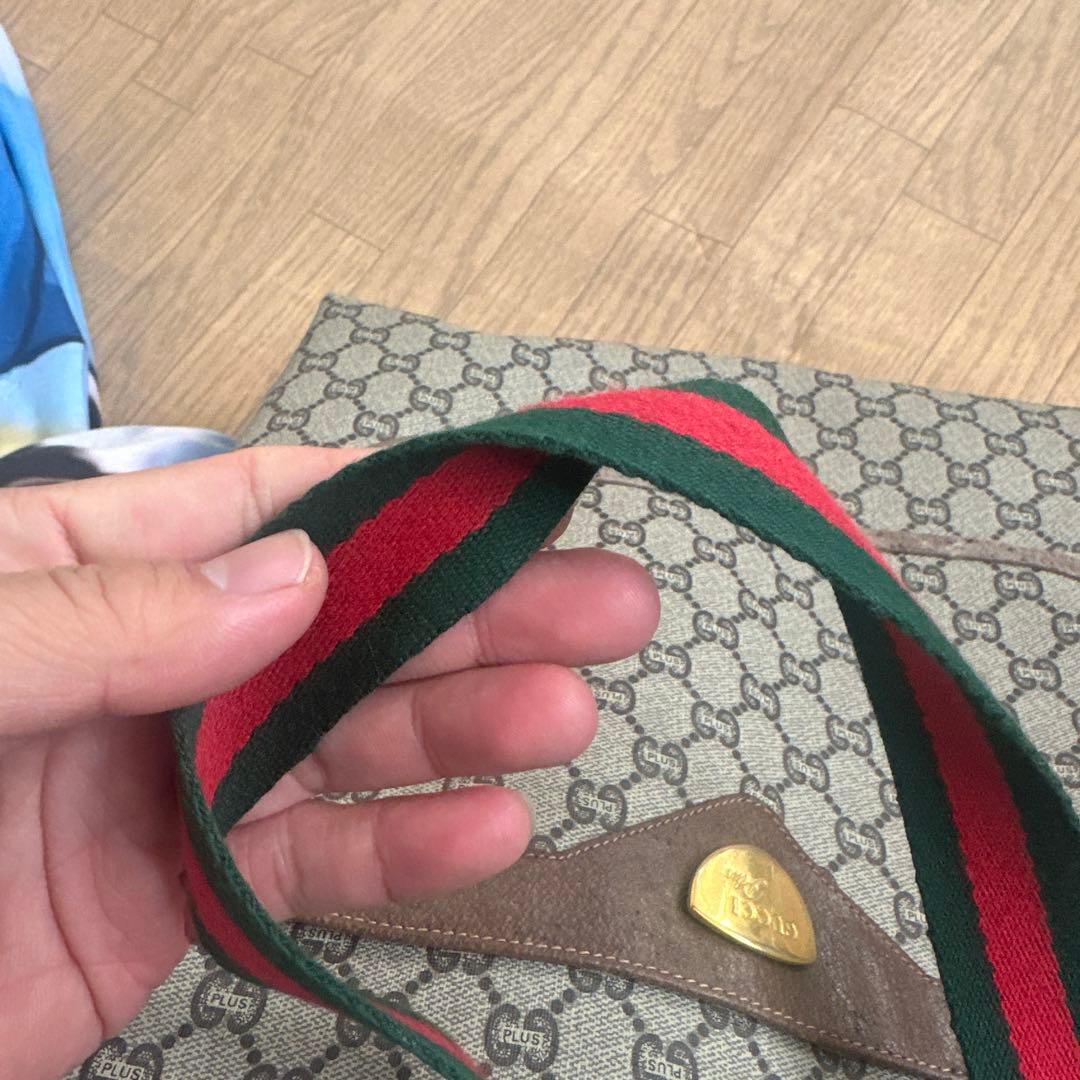 GUCCI Plus グレー トートバッグ
