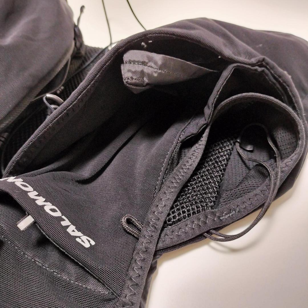 美品 SALOMON ADV SKIN 12 ランニングベスト ブラック L