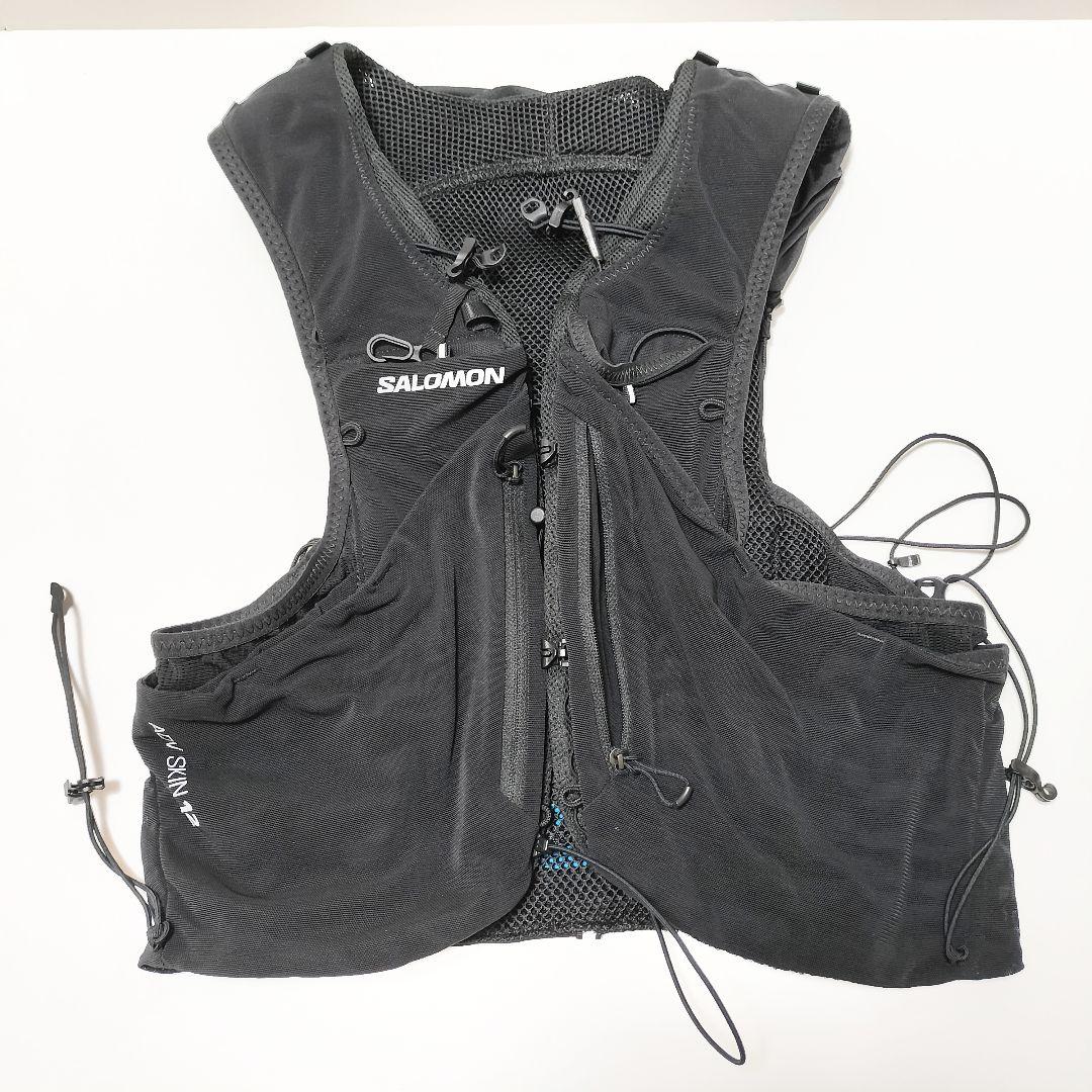 美品 SALOMON ADV SKIN 12 ランニングベスト ブラック L