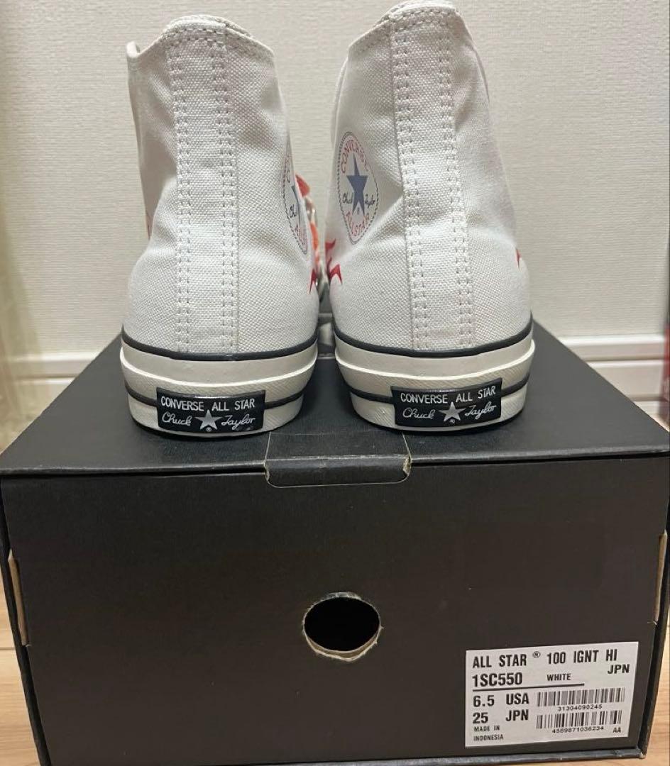ほぼ未使用　CONVERSE 100周年ChuckTaylor フレイム　箱付き