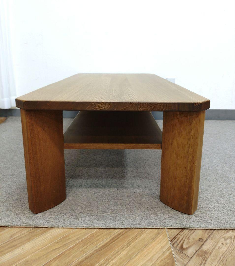 廃盤品 飛騨家具 大日家具工業 飛騨清見工房 ナラ材 無垢材 センターテーブル