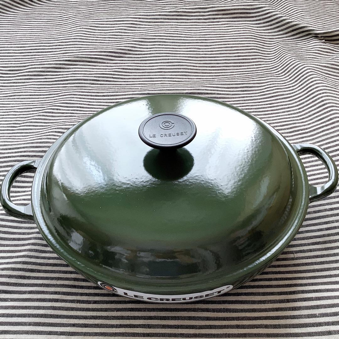 【デッドストック】ルクルーゼ ビュッフェキャセロール 26 レーシンググリーン色