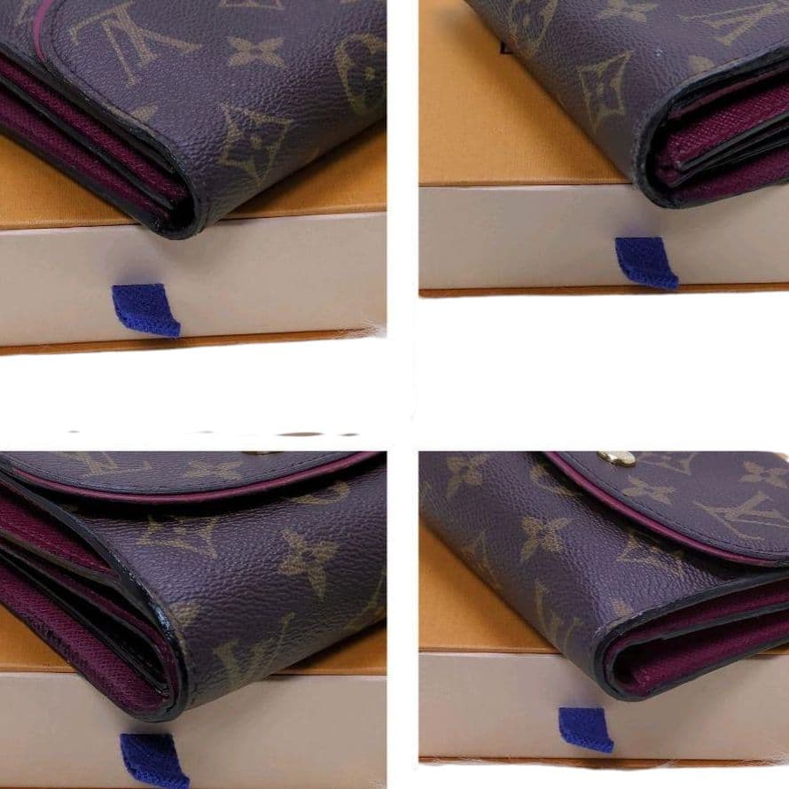 ルイヴィトン モノグラム ポルトフォイユ アリアンヌ フューシャ　折り財布