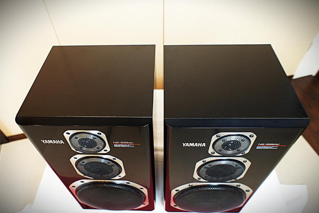 【超美品】YAMAHAスピーカー：NS-555AV　インシュレーター付整備良品