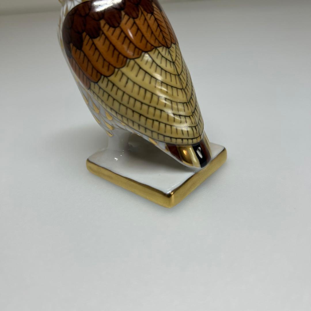 希少 ヘレンド 世界のフクロウ アテナのフクロウ 箱付き Herend