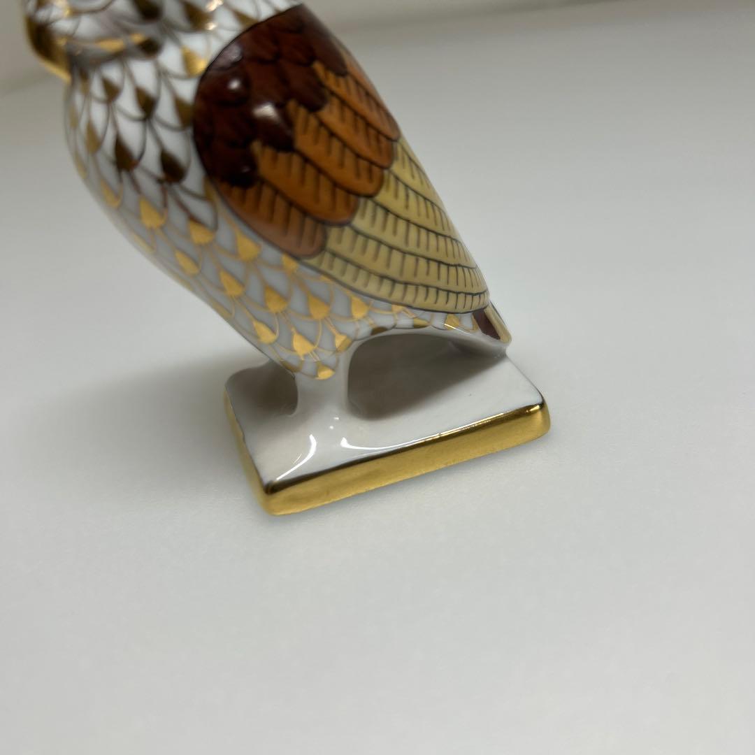 希少 ヘレンド 世界のフクロウ アテナのフクロウ 箱付き Herend