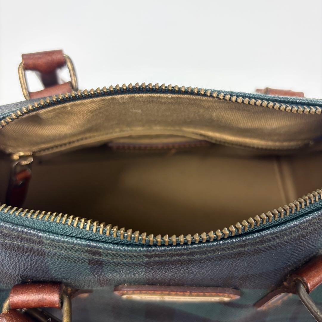 希少✨Polo Ralph Lauren ミニボストンバッグ タータンチェック