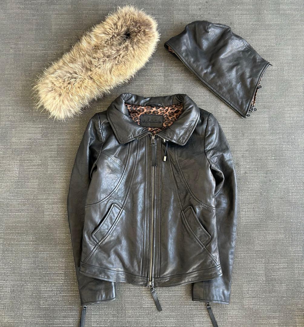 ジャケット・アウター GOA 00s archive fur leather jacket 3WAY
