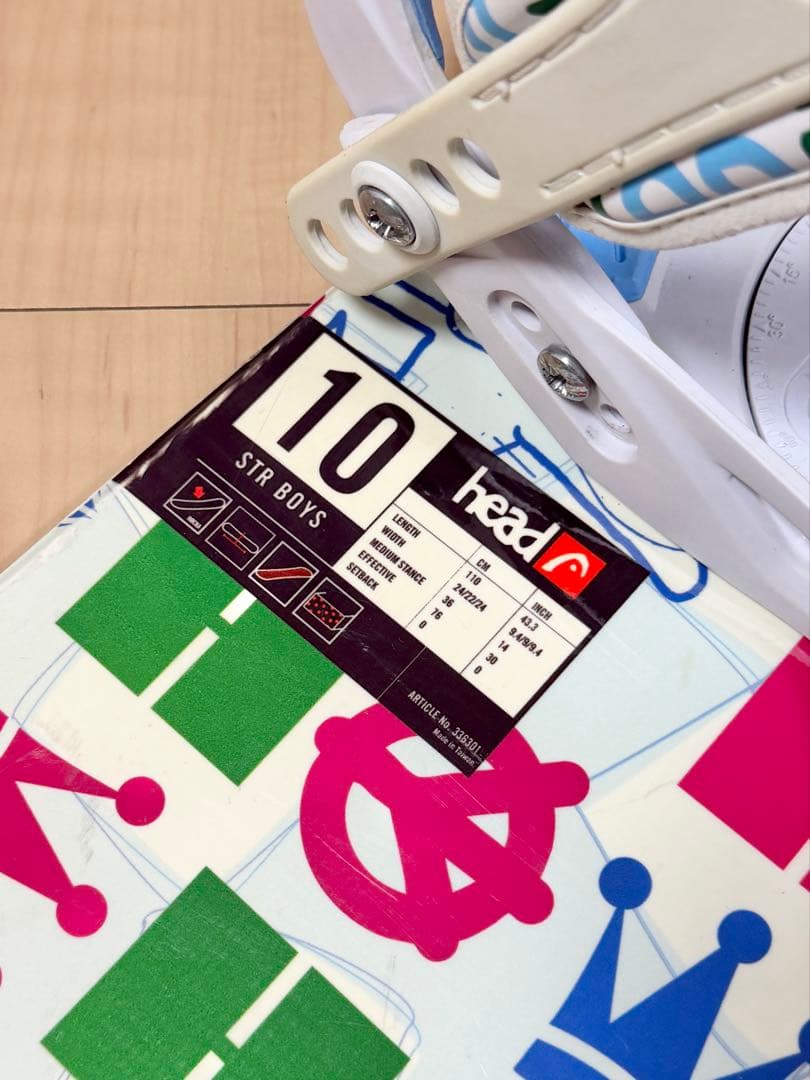 head キッズ スノーボード 2点セット 110cm ビンディング