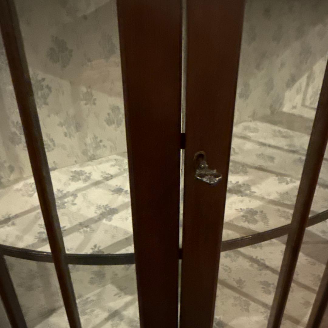 1890年代イギリス製アンティーク　ヴィクトリアン　ウォルナット　キャビネット