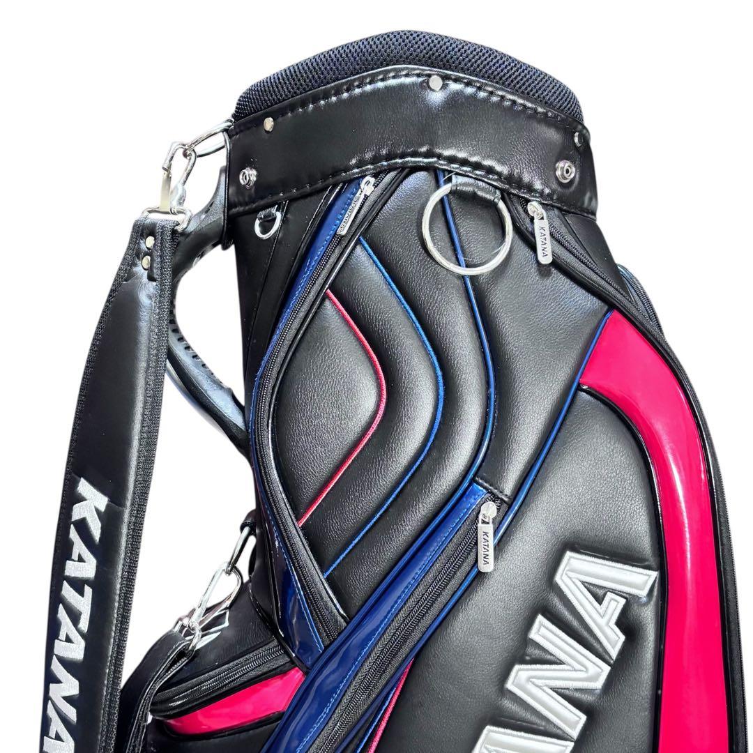 ✨未使用級✨ KATANA カタナ キャディバッグ 9.5型 PUレザー