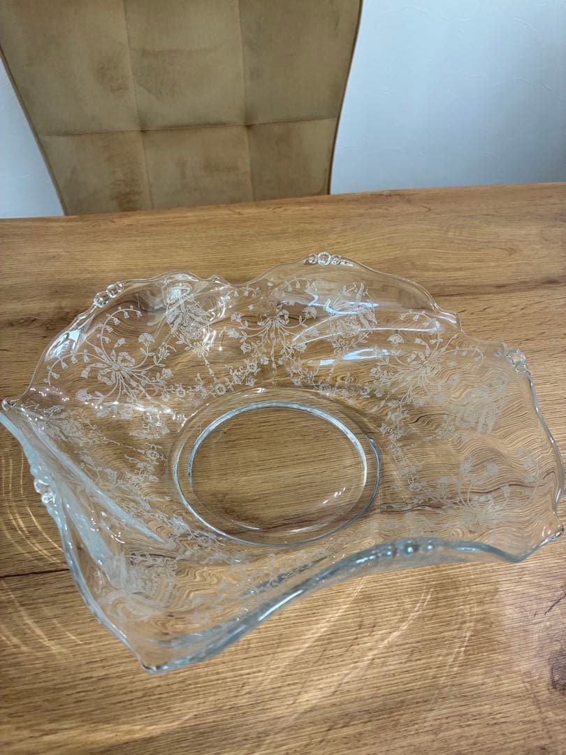 ヘイシー社　Heisey Orchid オーキッド　ボウルとグラス　エレガント