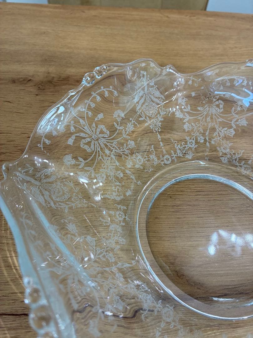 ヘイシー社　Heisey Orchid オーキッド　ボウルとグラス　エレガント