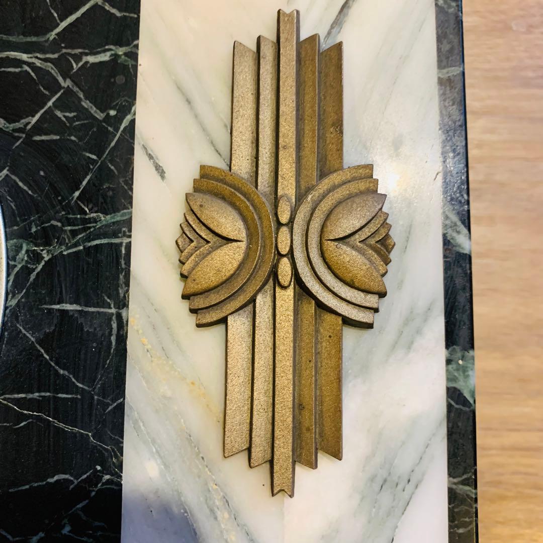 アンティーク 置時計 TRADE MARK 東洋時計 TC ジャンク 大理石