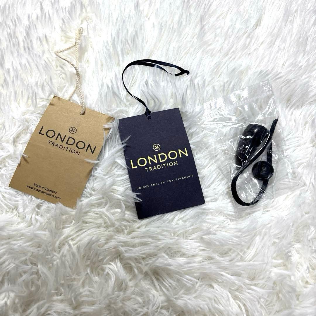 美品 ✨ 現行タグ LONDON TRADITION 英国製 ダッフルコート 紺